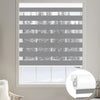 Sunelo No Drill Zebra Shades, Motorized 100% Blackout - Gentle