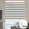 Sunelo No Drill Zebra Shades, Motorized 95% Blackout - Gabriel