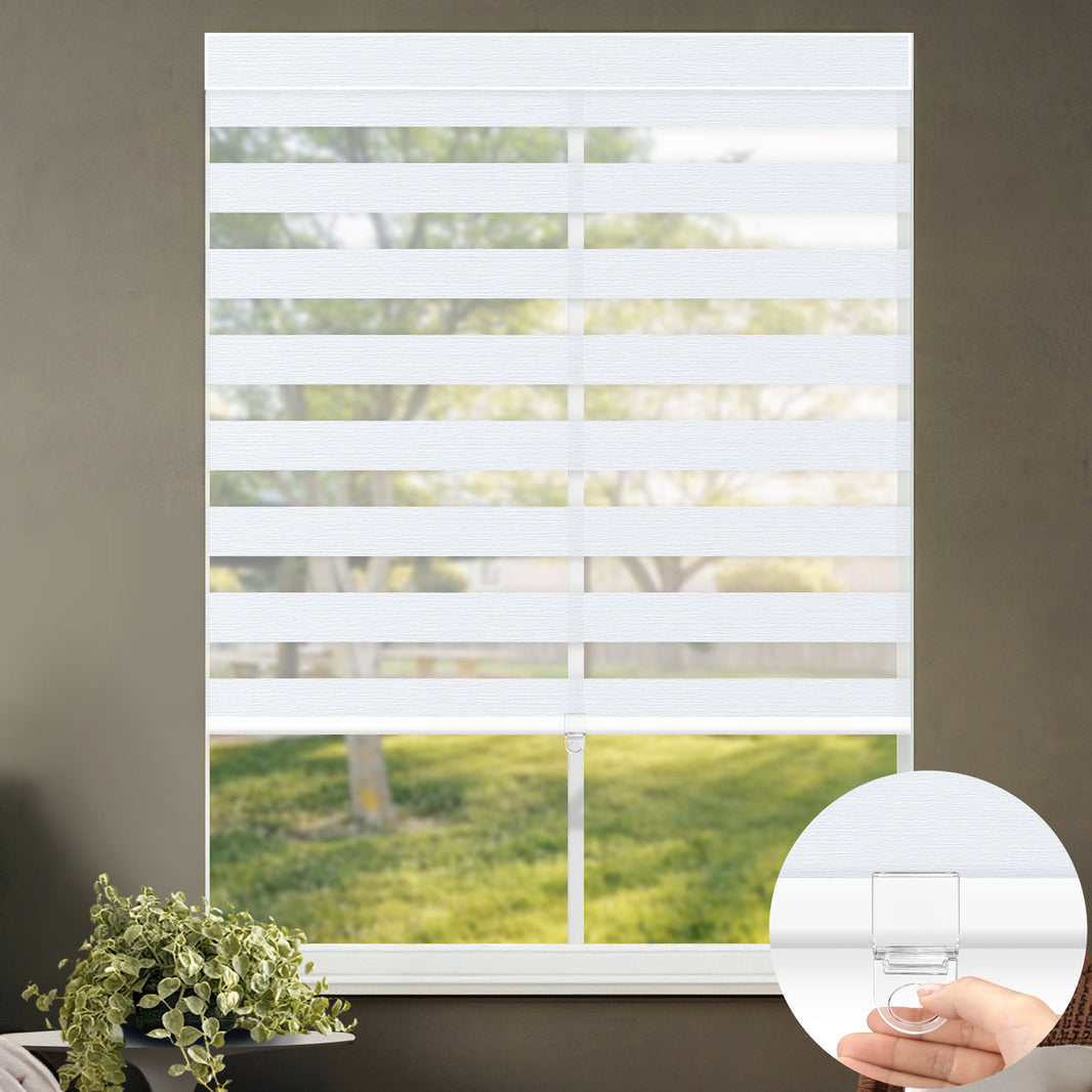 Sunelo Cordless Zebra Shades 70% Blackout - Galaxy