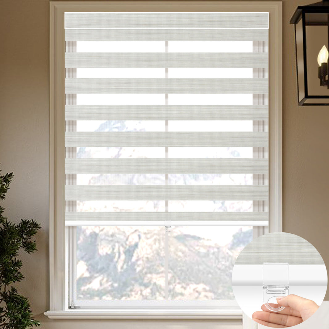 Sunelo Cordless Zebra Shades 90% Blackout - Flow