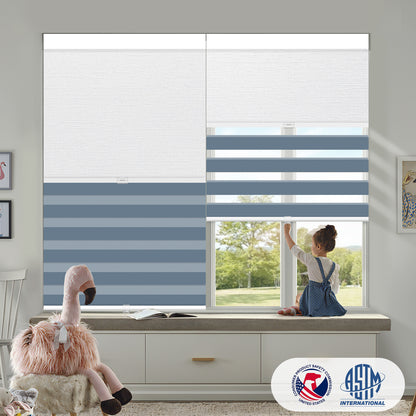 Sunelo Cordless Dual Shades | Roller Shades & Zebra Shades
