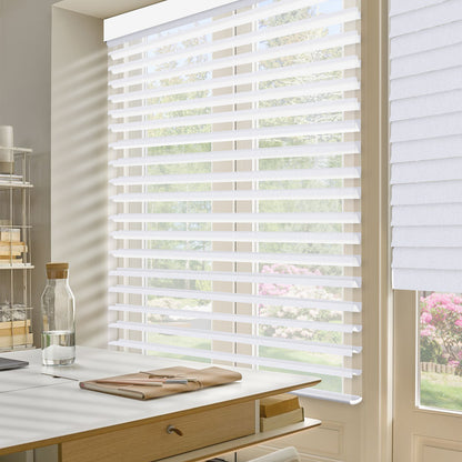 Sunelo Motorized Sheer Shades 100% Blackout - Soft