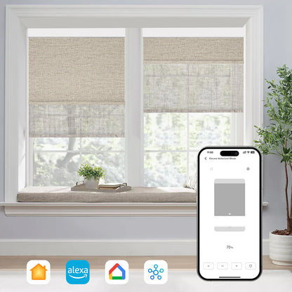 Sunelo Motorized Dual Shades