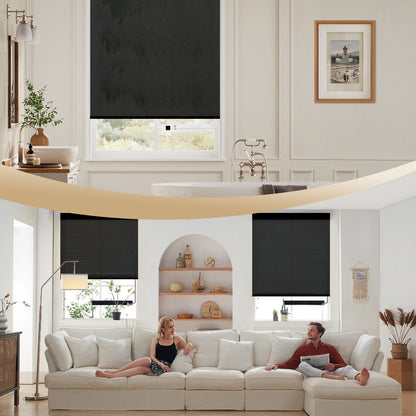 Sunelo Motorized Sunscreen Solar Shades 0%1%3%5% Openness