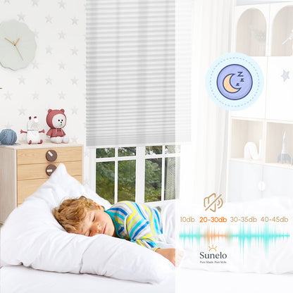 Sunelo Thermal Insulating Light Filtering Motorized Cellular Shades