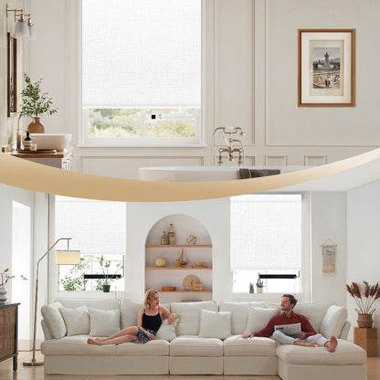 Sunelo Motorized Roller Shades 100% Blackout - Classic