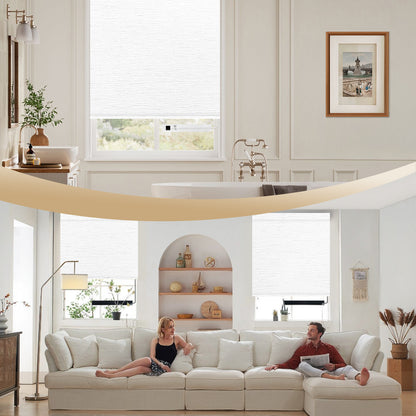 Sunelo Motorized Roller Shades 100% Blackout - Atlantic