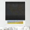 Sunelo Motorized Light Filtering Roman Shades 50% Blackout - Eclipse
