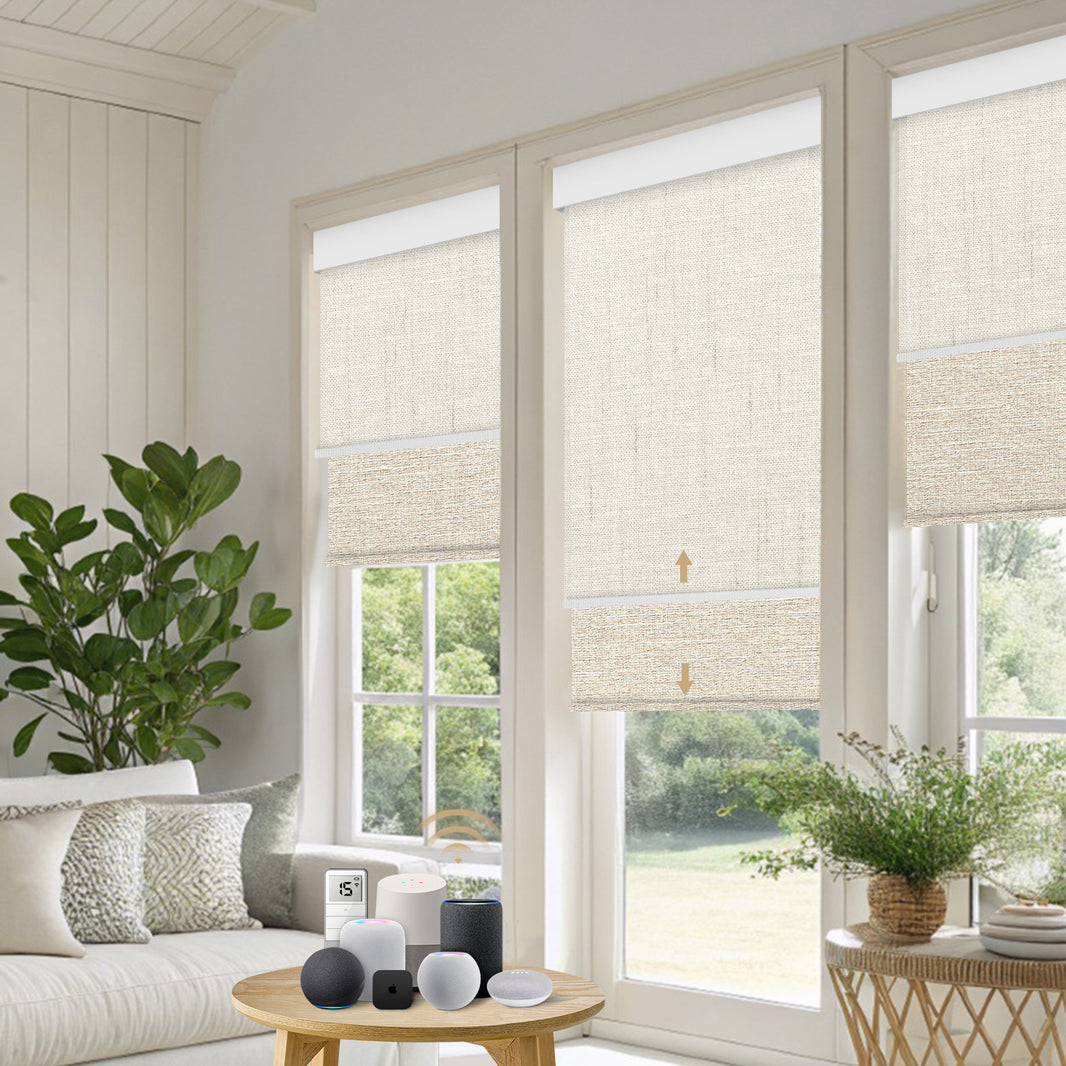 Sunelo Motorized Dual Shades