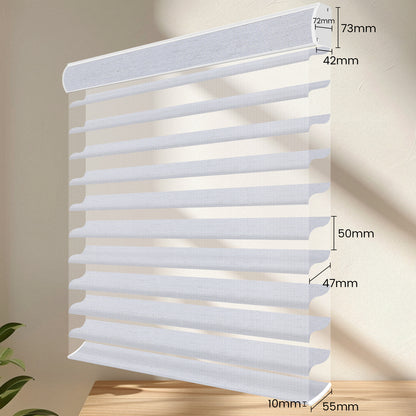 Sunelo Motorized Sheer Shades 100% Blackout - Muse