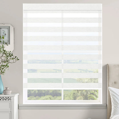 Sunelo Motorized Zebra Shades 60%/75% Blackout - Monet