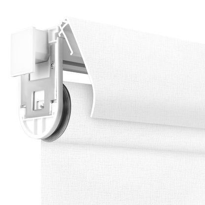 Sunelo No Drill Roller Shades, Motorized 100% Blackout - Classic
