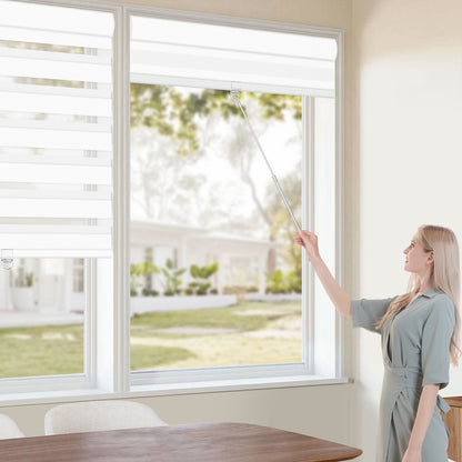 Sunelo Cordless Zebra Shades 100% Blackout - Gentle