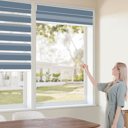 Sunelo Cordless Zebra Shades 95% Blackout - Gabriel