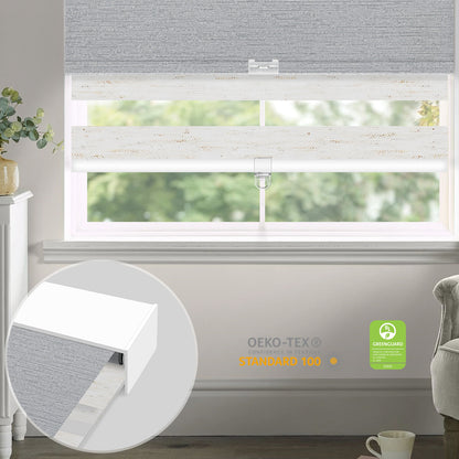 Sunelo Cordless Dual Shades | Roller Shades & Zebra Shades