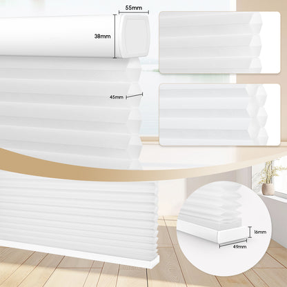 Sunelo Thermal Insulating Light Filtering Motorized Cellular Shades