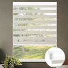 Sunelo No Drill Zebra Shades, Motorized 70% Blackout - Galaxy