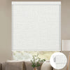 Sunelo No Drill Roller Shades, Motorized 75% Blackout Light Filtering - Classic