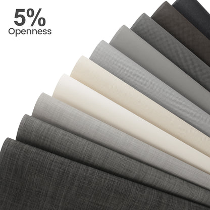 Sunelo Motorized Sunscreen Solar Shades 0%1%3%5% Openness