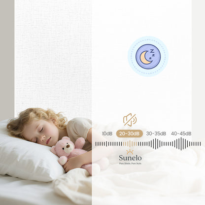 Sunelo Motorized Roller Shades 100% Blackout - Classic
