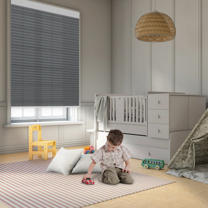 Sunelo Noise-Reducing, Light Filtering Motorized Cellular Shades | Double-Cell