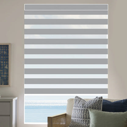 Sunelo Motorized Zebra Shades 95% Blackout - Gabriel
