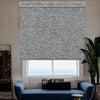 Sunelo Motorized Roller Shades 100% Blackout - Aqua Waves