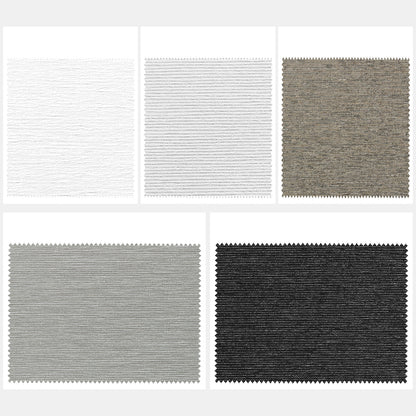 Sunelo Motorized Light Filtering Roman Shades 60% Blackout - Atlantic