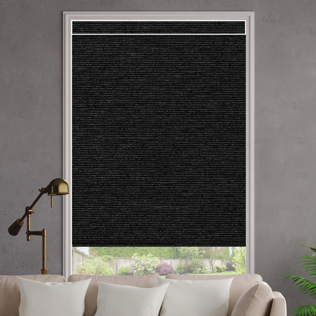Sunelo Motorized Roller Shades 100% Blackout - Atlantic