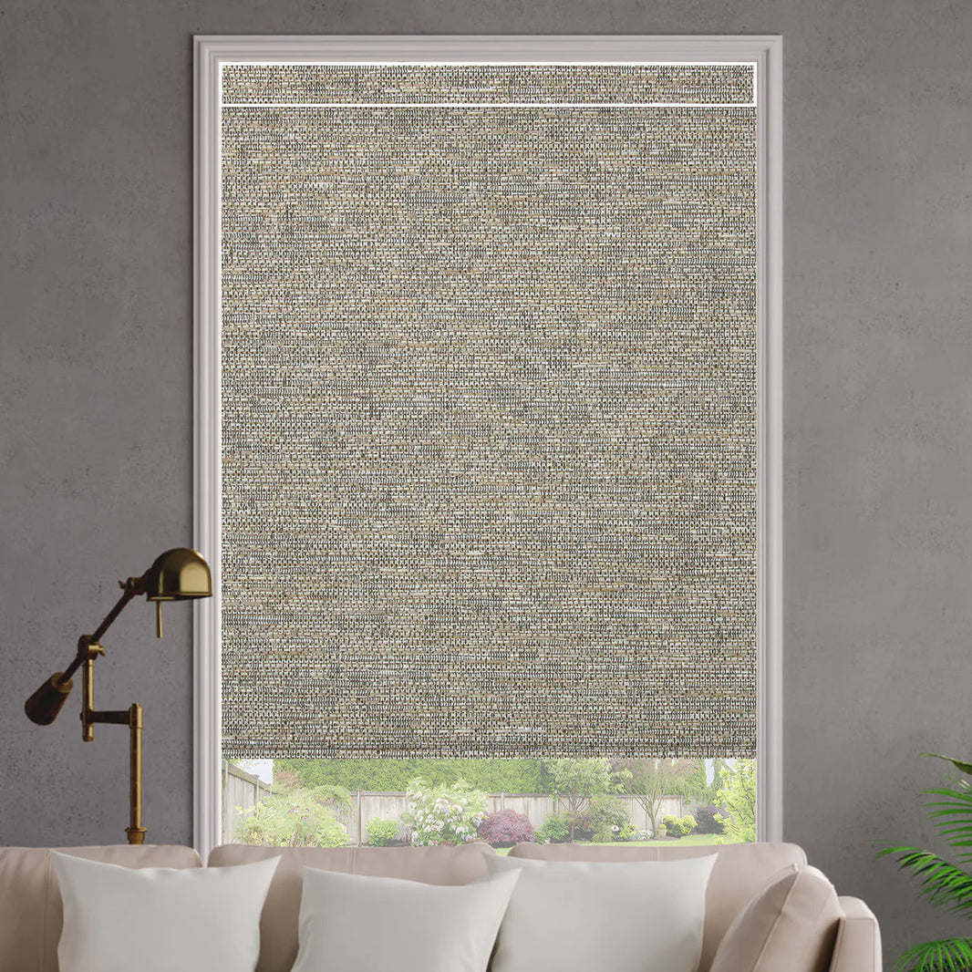 Sunelo Motorized Roller Shades 100% Blackout - Atlantic