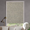 Sunelo No Drill Roller Shades, Motorized 100% Blackout - Atlantic