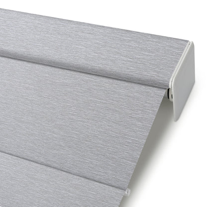 Sunelo Motorized Light Filtering Roman Shades 60% Blackout - Atlantic