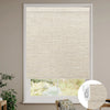Sunelo No Drill Roller Shades, Motorized 100% Blackout - Aurora