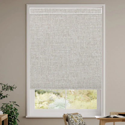 Sunelo Motorized Roller Shades 100% Blackout - Aurora