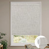 Sunelo No Drill Roller Shades, Motorized 100% Blackout - Aurora