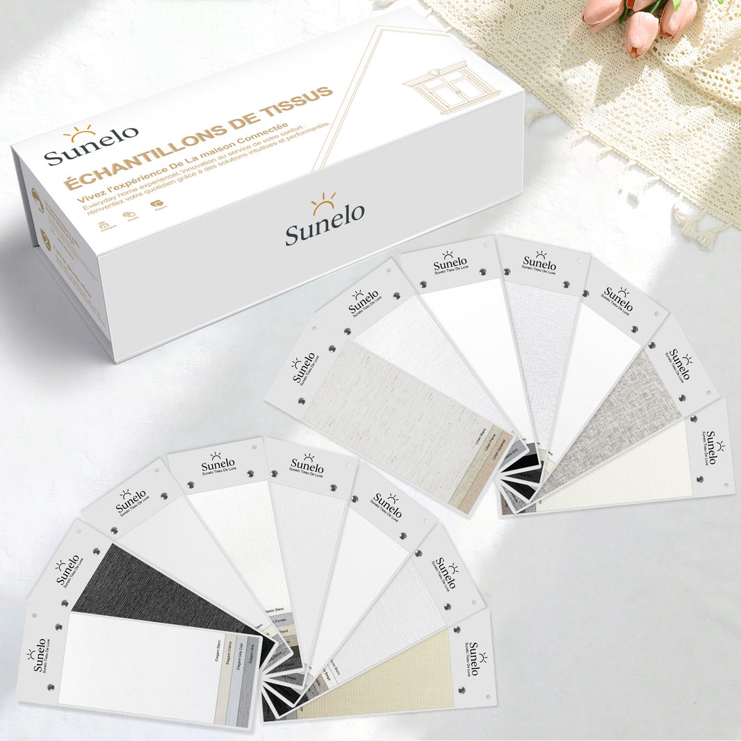 Sunelo 100% Blackout Roller Fabric Swatches