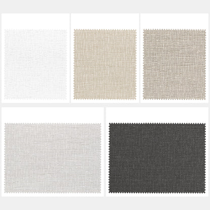 Sunelo Motorized Light Filtering Roman Shades 75%/85% Blackout - Classic