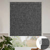 Sunelo No Drill Roller Shades, Motorized 100% Blackout - Classic
