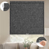 Sunelo No Drill Cordless Light Filtering Roller Shades 75% Blackout - Classic