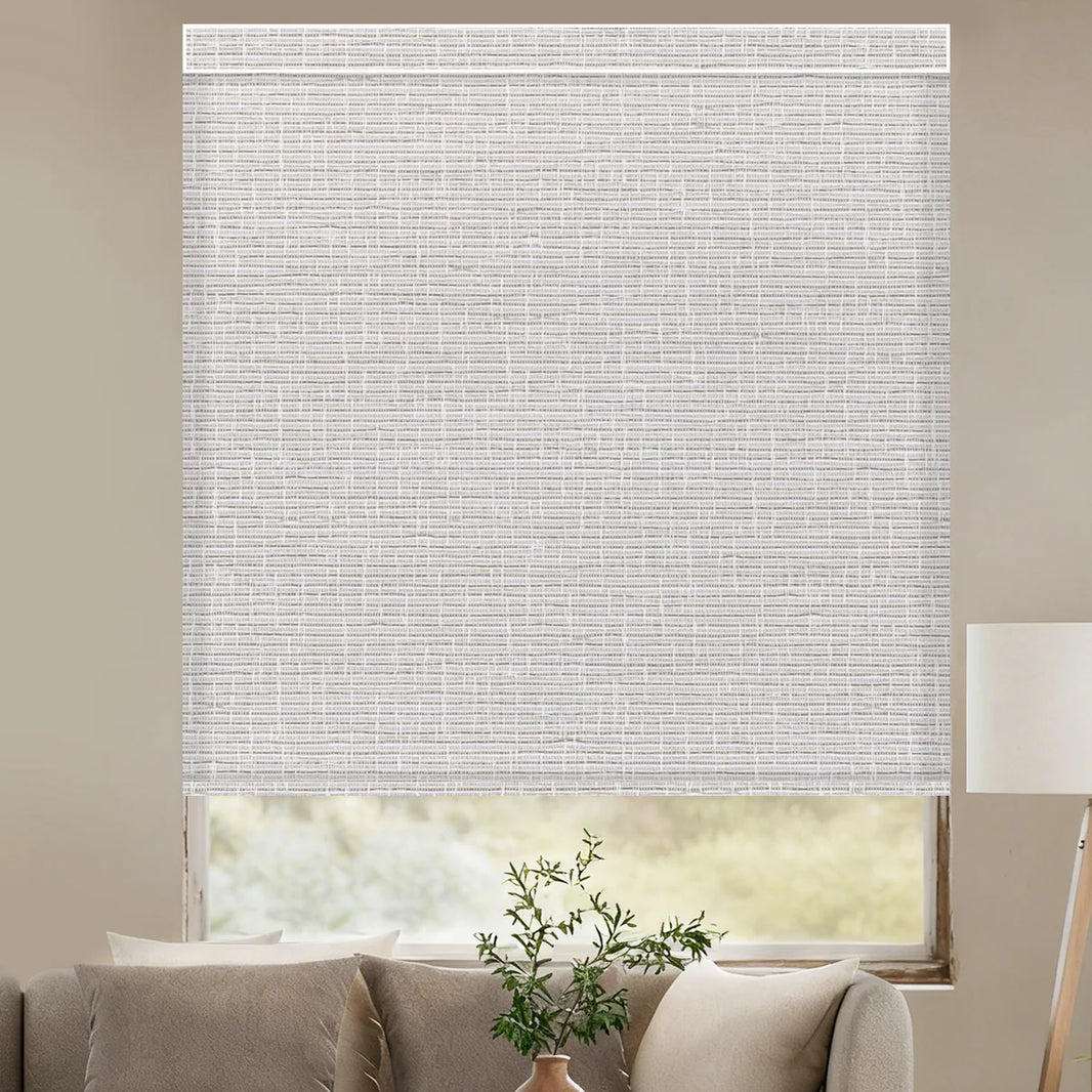 Sunelo Motorized Light Filtering Roller Shades 75% Blackout - Classic