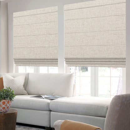 Sunelo Motorized Roman Shades 100% Blackout - Classic