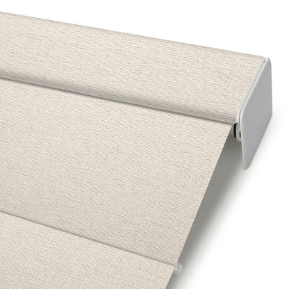 Sunelo Motorized Light Filtering Roman Shades 75%/85% Blackout - Classic