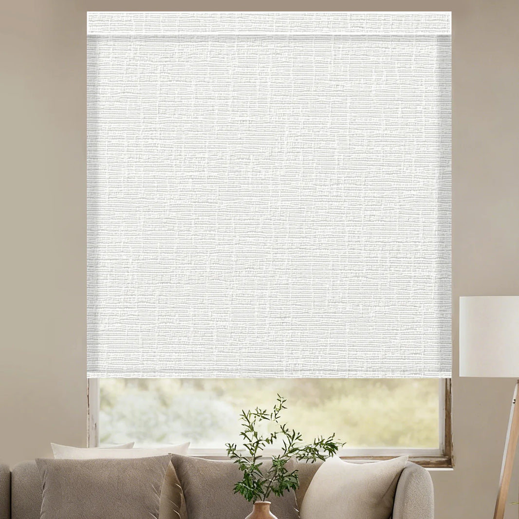 Sunelo Motorized Light Filtering Roller Shades 75% Blackout - Classic