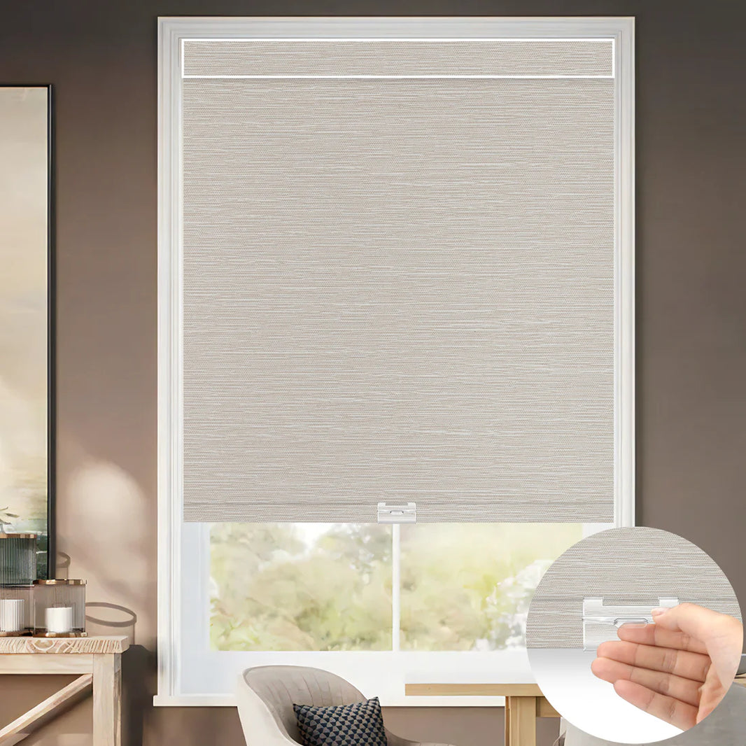 Sunelo Cordless 100% Blackout Roller Shades - Dreamy