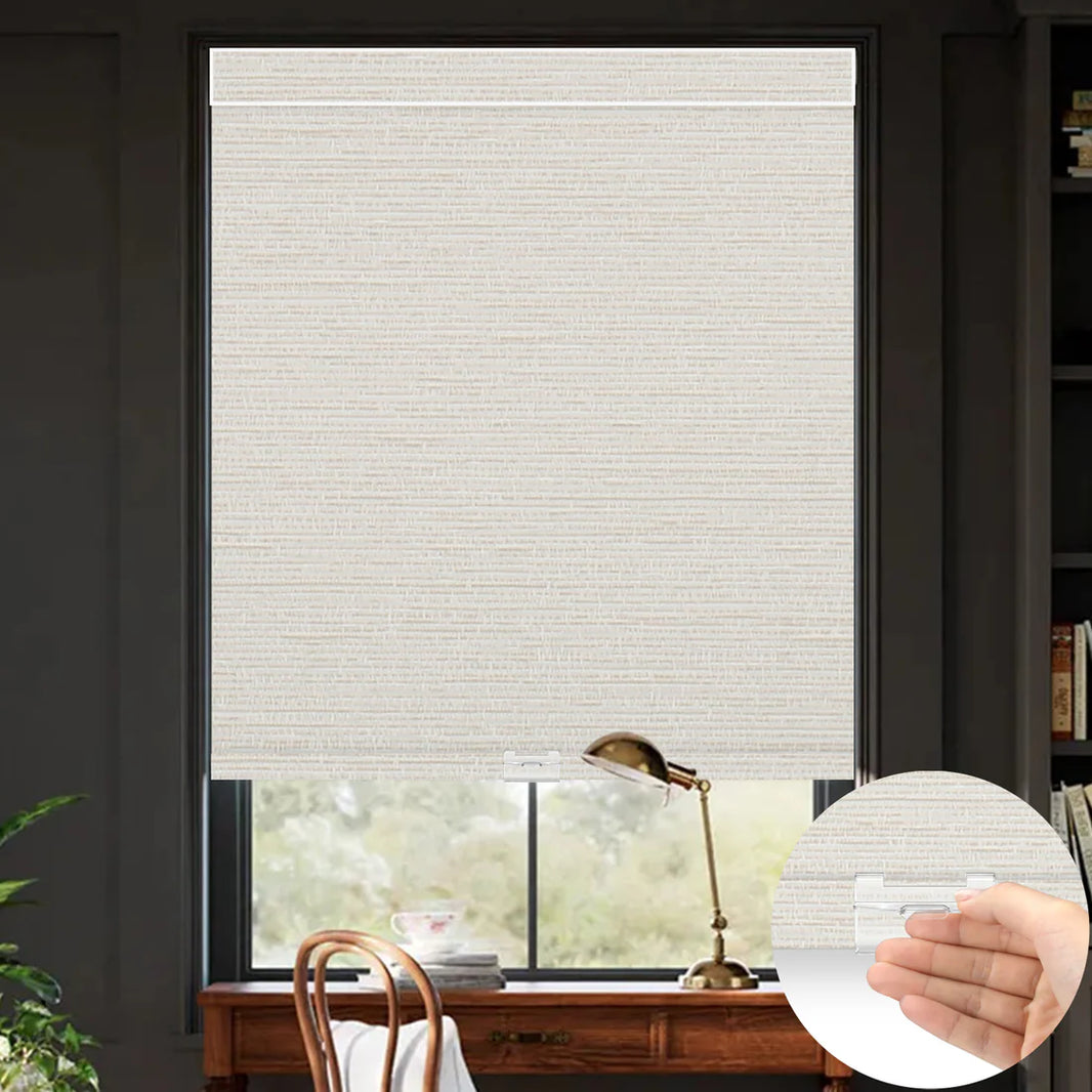 Sunelo Cordless 100% Blackout Roller Shades - Elegant