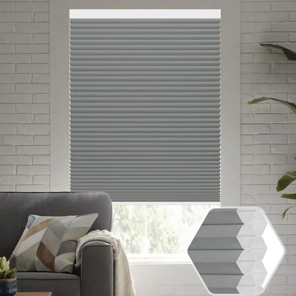 Sunelo Energy-Saving, 100% Blackout Motorized Cellular Shades | Double-Cell