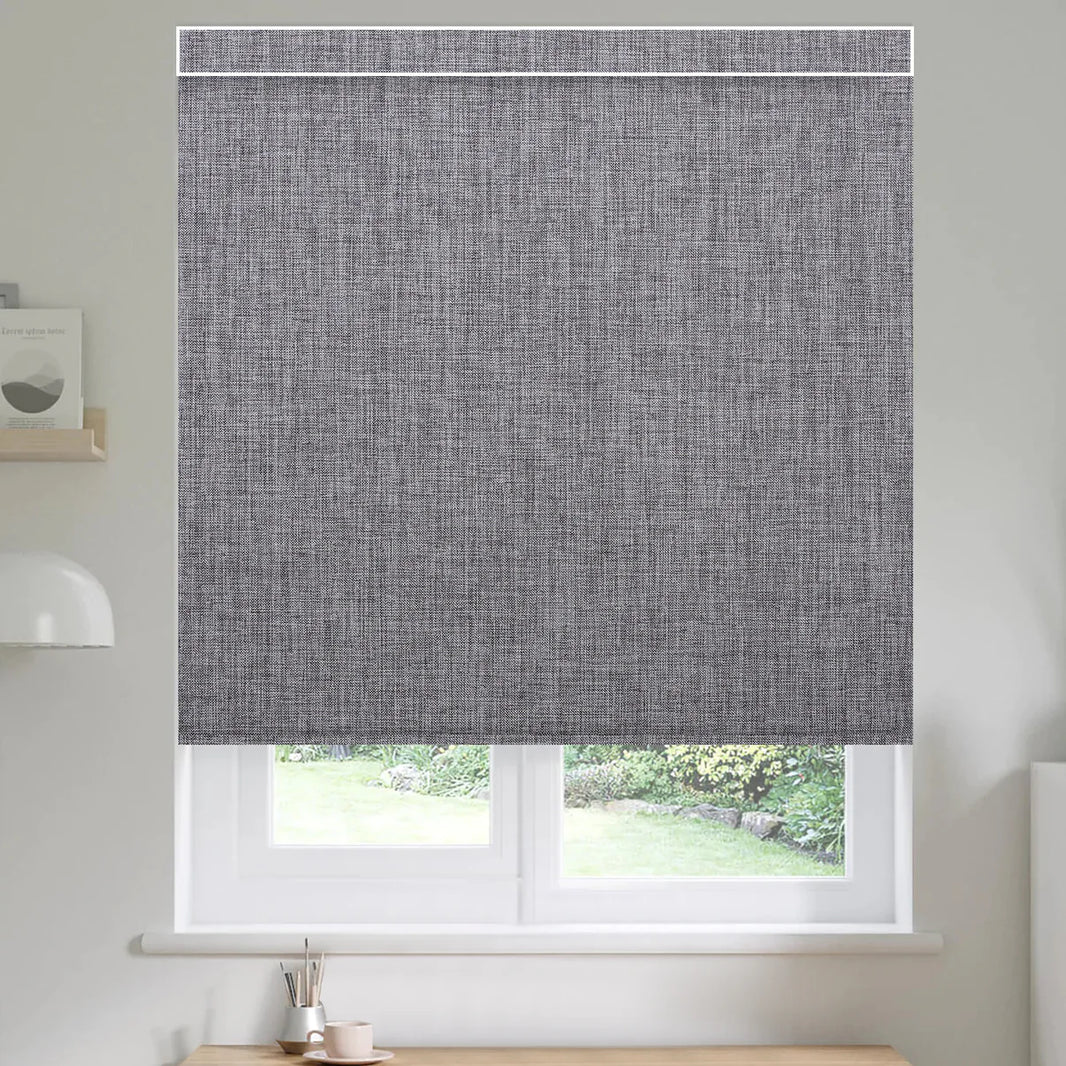 Sunelo Motorized Roller Shades 100% Blackout - Dual Sided