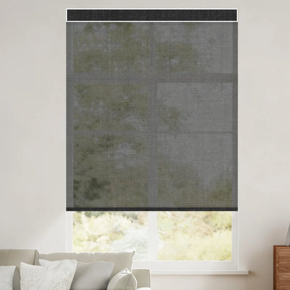 Sunelo Motorized Light Filtering Roller Shades 50% Blackout - Eclipse