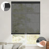 Sunelo No Drill Cordless Light Filtering Roller Shades 50% Blackout - Eclipse