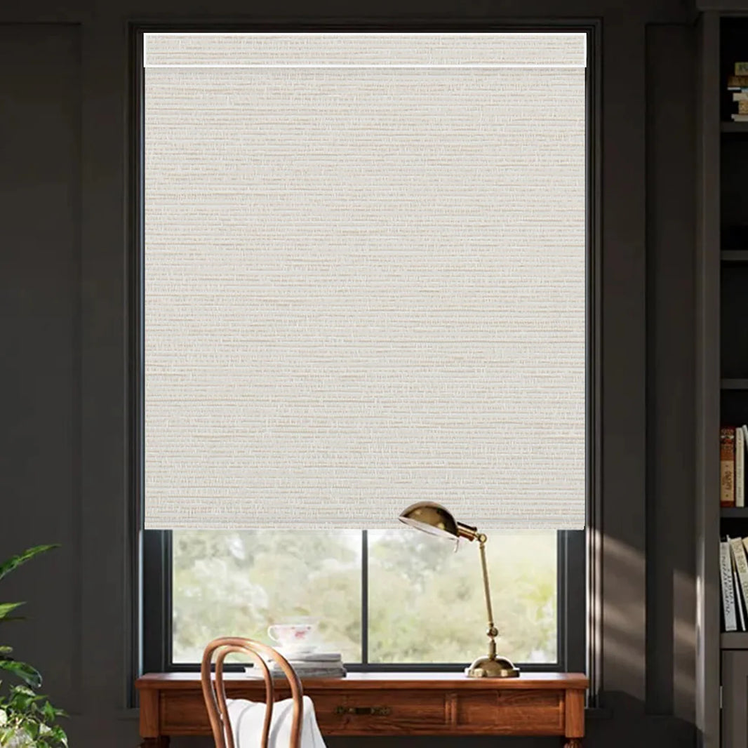 Sunelo Motorized Roller Shades 100% Blackout - Elegant